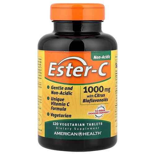어메리칸 헬스 American Health, 시트러스 바이오플라보노이드 함유 Ester-C®, 1,000mg, 베지 정제 120정 product image