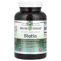 Amazing Nutrition Biotin 10 000 Mcg 200 Veggie Capsules