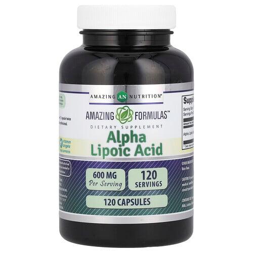 Amazing Nutrition Alpha Lipoic Acid 600 Mg 120 Capsules