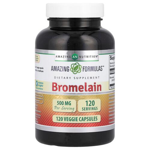 Amazing Nutrition Bromelain 500 Mg 120 Veggie Capsules