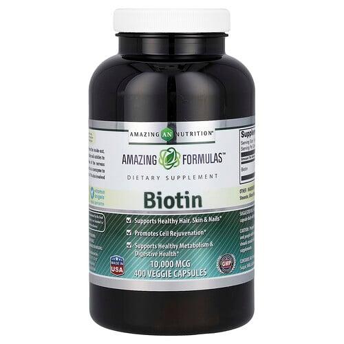 Amazing Nutrition Biotin 10 000 Mcg 400 Veggie Capsules product image