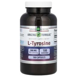 Amazing Nutrition Amazing Fomulas L Tyrosine 500 Mg 180 Capsules