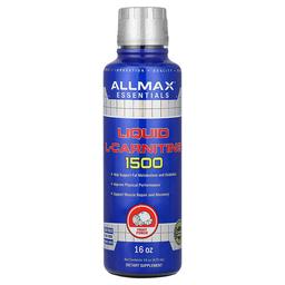 Allmax Liquid L Carnitine 1500 Fruit Punch 16 Oz 473 Ml