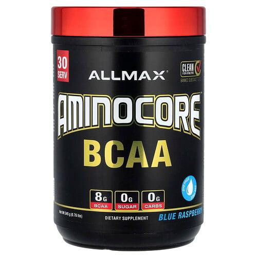 Allmax Aminocore Bcaa Blue Raspberry 0 76 Lbs 345 G