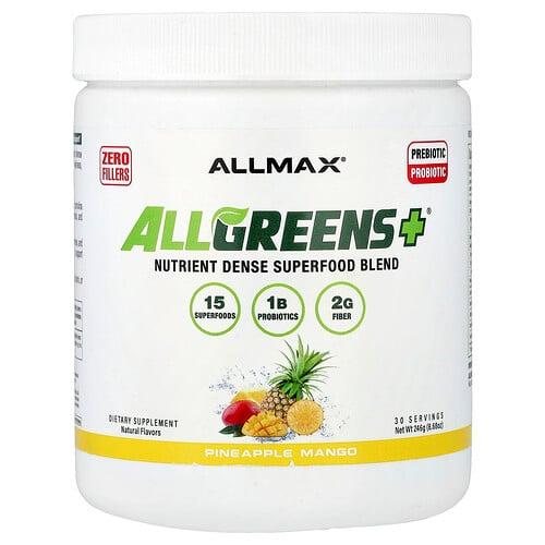 Allmax Allgreens Pineapple Mango 8 68 Oz 246 G