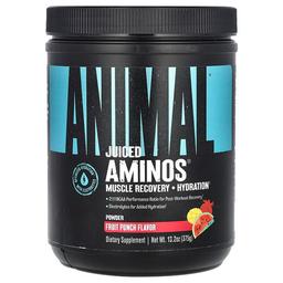 Animal Juiced Aminos Powder Fruit Punch 13 2 Oz 375 G