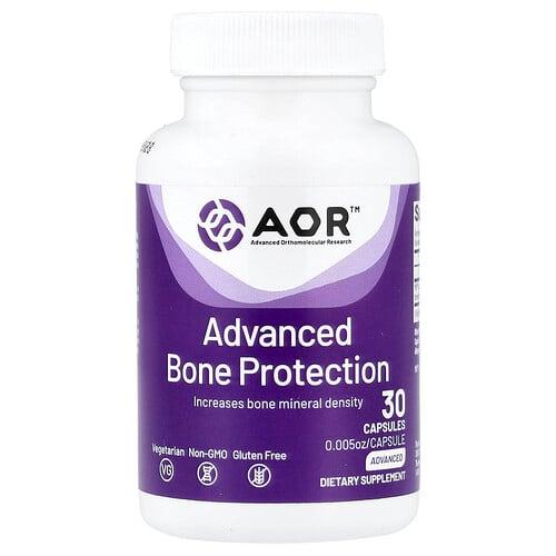 어드밴스드 어소모레큘러 리서치 AOR Advanced Orthomolecular Research AOR, 고급 뼈 보호, 40mg, 캡슐 30정 product image