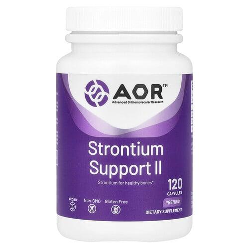Advanced Orthomolecular Research Aor Strontium Support Ii 341 Mg 120 Capsules