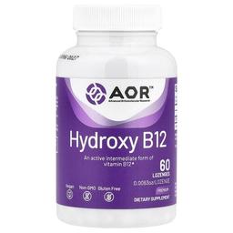 Advanced Orthomolecular Research Aor Hydroxy B12 1 000 Mcg 60 Lozenges