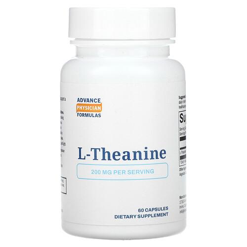 Advance Physician Formulas L Theanine 200 Mg 60 Capsules