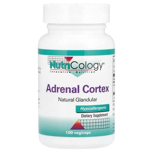 Nutricology Adrenal Cortex Natural Glandular 100 Mg 100 Vegicaps