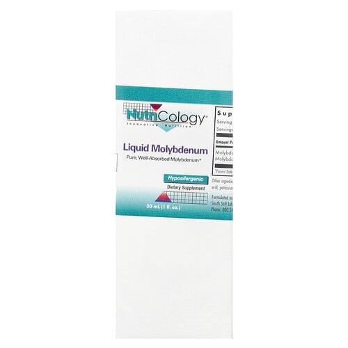 Nutricology Liquid Molybdenum 1 Fl Oz 30 Ml