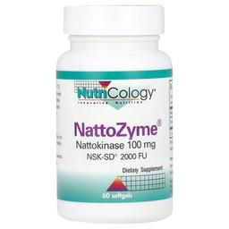 Nutricology Nattozyme Nattokinase 100 Mg 2 000 Fu 60 Softgels
