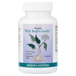 Arizona Natural Organic Wild Bear S Garlic 90 Capsules 117 Mg Per Capsule