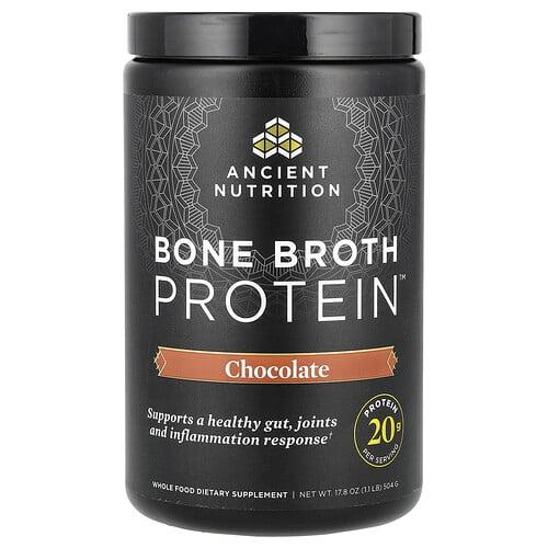 Ancient Nutrition Bone Broth Protein Chocolate 1 1 Lb 504 G