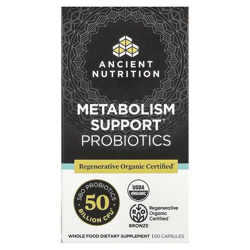 Ancient Nutrition Metabolism Support Probiotics 60 Capsules
