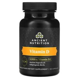 Ancient Nutrition Vitamin D 125 Mcg 5 000 Iu 60 Capsules
