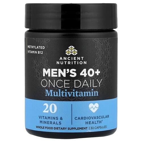 Ancient Nutrition Men S 40 Once Daily Multivitamin 30 Capsules
