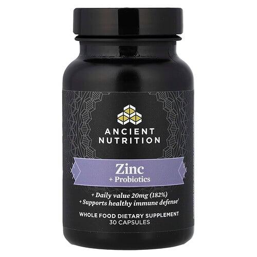 Ancient Nutrition Zinc Probiotics 30 Capsules product image