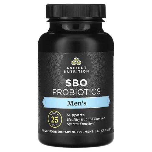 Ancient Nutrition Men S Sbo Probiotics 25 Billion Cfu 60 Capsules