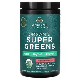 Ancient Nutrition Organic Supergreens Watermelon 8 82 Oz 250 G