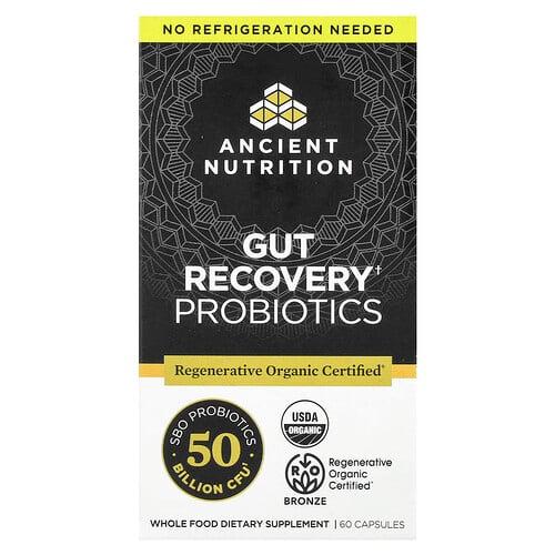 Ancient Nutrition Gut Recovery Probiotics 60 Capsules