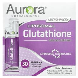 Aurora Nutrascience Micro Pack Liposomal Glutathione 30 Packets 0 46 Fl Oz 13 5 Ml Each