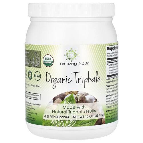 Amazing India Organic Triphala 16 Oz 454 G