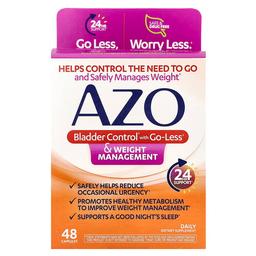 Azo Bladder Control With Go Less Weight Management 48 Capsules