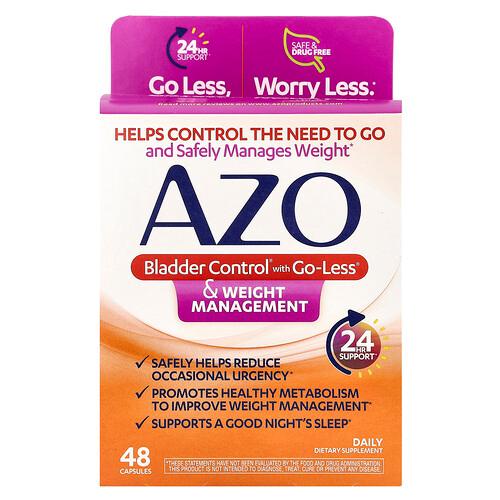 아조 AZO, Go-Less® 및 체중 관리 함유 Bladder Control®, 캡슐 48정 product image