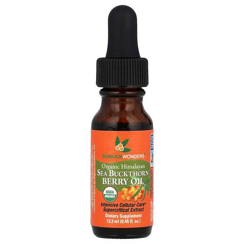 Seabuckwonders Organic Himalayan Sea Buckthorn Berry Oil 0 45 Fl Oz 13 3 Ml