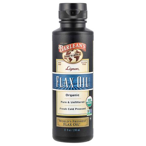 발린스 Barlean's, 유기농 리그난 아마 오일, 236ml(8fl oz) product image