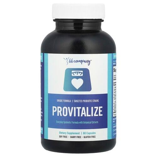 Bb Company Provitalize Everyday Synbiotic Formula With Botanical Extracts 60 Capsules