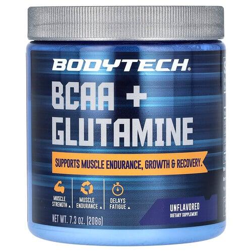 Bodytech Bcaa Glutamine Unflavored 7 3 Oz 208 G
