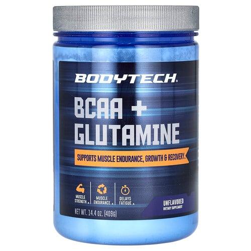 Bodytech Bcaa Glutamine Unflavored 14 4 Oz 409 G