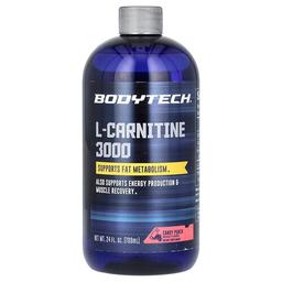 Bodytech L Carnitine 3000 Candy Punch 24 Fl Oz 709 Ml