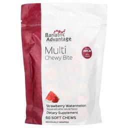 Bariatric Advantage Multi Chewy Bite Strawberry Watermelon 60 Soft Chews