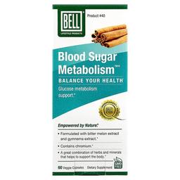 Bell Lifestyle Blood Sugar Metabolism 60 Veggie Capsules