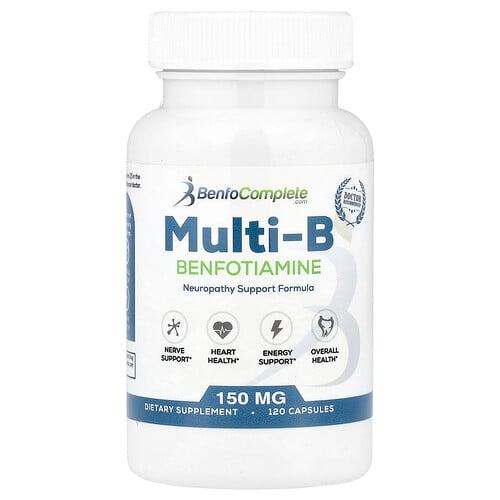 Benfotiamine Inc Multi B Benfotiamine Neuropathy Support Formula 120 Capsules