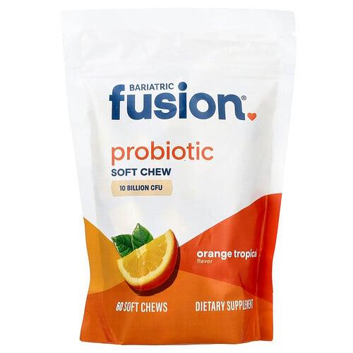 Bariatric Fusion Probiotic Soft Chew Orange Tropical 60 Soft Chews