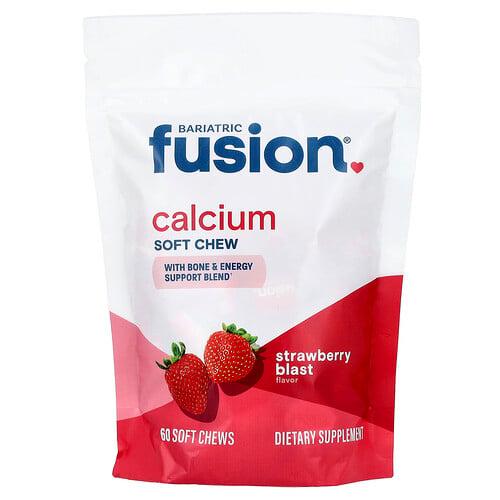 Bariatric Fusion Calcium Soft Chew Strawberry Blast 60 Soft Chews