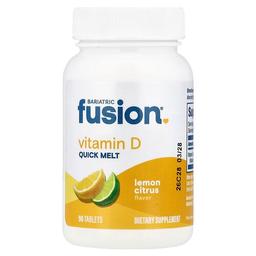 Bariatric Fusion Vitamin D Quick Melt Lemon Citrus 90 Tablets 125 Mcg Per Tablet