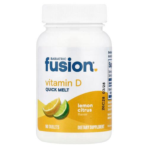 Bariatric Fusion Vitamin D Quick Melt Lemon Citrus 90 Tablets 125 Mcg Per Tablet product image