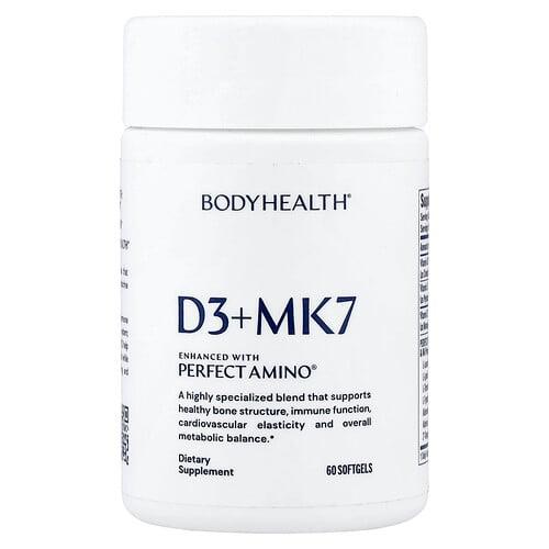 Bodyhealth D3 Mk7 60 Softgels