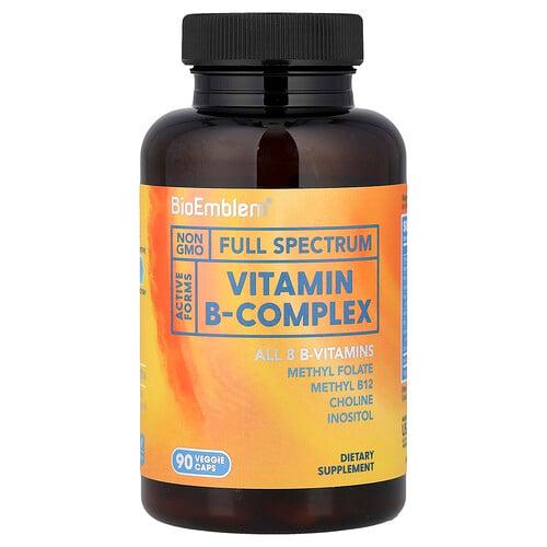 Bioemblem Vitamin B Complex 90 Veggie Caps