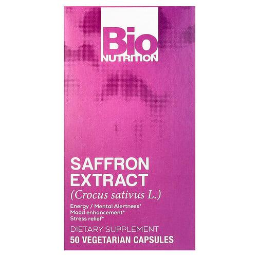 Bio Nutrition Saffron Extract 88 5 Mg 50 Vegetarian Capsules
