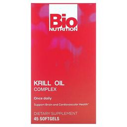 Bio Nutrition Krill Oil Complex 500 Mg 45 Softgels