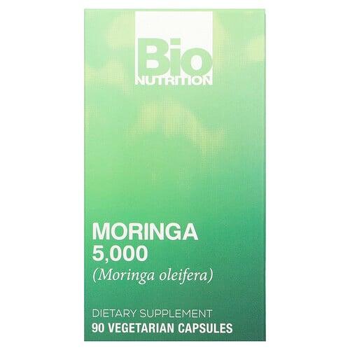 Bio Nutrition Moringa 5 000 5 000 Mg 90 Vegetarian Capsules