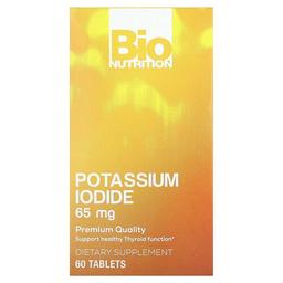Bio Nutrition Potassium Iodide 65 Mg 60 Tablets