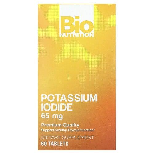 Bio Nutrition Potassium Iodide 65 Mg 60 Tablets